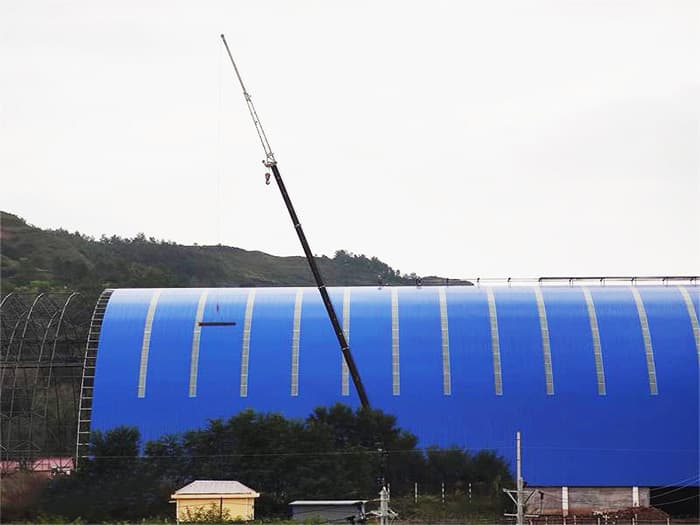 辽阳煤棚网架工程